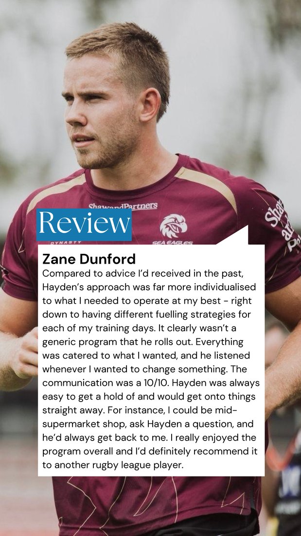 Zane Dunford, ProFuel review